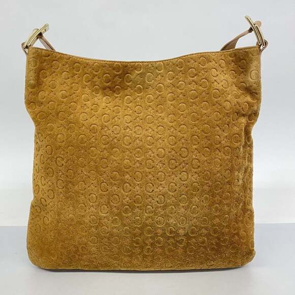 Celine Shoulder Bag C Macadam Suede Beige Women's - Picture 14 of 14